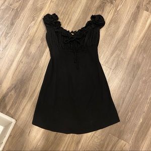 Free People Black Mini Dress